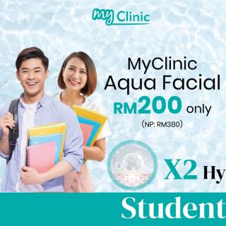 MyClinic- Your Trusted and #1 Choice
Hi students, it's time to treat yourself!🎓✨ Take advantage of our exclusive Student Package Promotion and enjoy special discounts on our services. 

Wondering what makes MyClinic Aqua Facial and MyClinic Brightening Boost Laser so amazing? Let us enlighten you! 

This multi-step treatment unclogs pores, removes dead skin cells, and hydrates your skin, leaving it smooth, plump, and revitalized.💫💎 It can help improve the appearance of fine lines, acne, and hyperpigmentation, giving you a refreshed and youthful complexion. 🌟🌸

Experience the combined benefits of these treatments and achieve your skincare goals. 

Hai pelajar, kini masanya untuk manjakan diri anda!🎓✨ Dapatkan Promosi Pakej Pelajar eksklusif kami dan nikmati diskaun istimewa dari perkhidmatan kami.

Tertanya-tanya apakah yang membuatkan MyClinic Aqua Facial dan MyClinic Brightening Boost Laser begitu menakjubkan? Biar kami menyinari anda!

Rawatan pelbagai langkah ini membersih pori tersumbat, menanggalkan sel kulit mati dan menghidratkan kulit anda, memberi kesan licin, gebu dan segar.💫💎 Ia boleh membantu memperbaiki garis-garis halus, jerawat, hiperpigmentasi serta memberikan anda kesegaran dan kekal awet muda. 🌟🌸

Merasai pengalaman kombinasi rawatan ini dan mendapatkan penjagaan kulit impian anda.

Damansara Utama | Puchong | Cheras
Melawati | Mount Austin, JB | Bangi | Kelantan | Shah Alam | Sutera Utama, JB
Monday to Sunday 10.00 am - 6.30 pm

#MyClinic #MyClinic #MyClinicTreatment #MyClinicPromo #sale #aesthetickl #aestheticclinic #aesthetic #aestheticmalaysia #skinclinic #skinclinicmalaysia #klinikkulit #klinikkulitmalaysia #doktorkulitmalaysia #skincare #skindisease #medicalaesthetics #skinaesthetic #antiaging #lipfiller #nonsurgical #pigmentation #picolaser #yellowlaser #co2laser #fatfreezing #hairgrowth #slimming #rejuran #profhilo