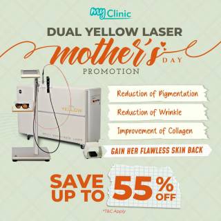 MyClinic- Your Trusted and #1 Choice
‼️ Last chance to grab MyClinic's Mother's Day promo ‼️

Don't miss out on this annual opportunity to spoil your mom with our exclusive offers on Profhilo Skin Booster and Dual Yellow Laser treatments. But act fast, as the promo ends on May 21st! 🗓️😱

Give your mom the gift of beauty and rejuvenation this Mother's Day. Book now before it's too late 😉

‼️ Peluang terakhir untuk dapatkan promo Hari Ibu MyClinic ‼️

Jangan lepaskan peluang tahunan ini untuk memanjakan ibu anda dengan tawaran eksklusif untuk rawatan Profhilo Skin Booster dan Dual Yellow Laser. Jangan buang masa, promosi akan tamat pada 21 Mei! 🗓️😱

Layani ibu anda dengan hadiah penjagaan diri! Tawaran masa terhad, jangan tunggu lama-lama 😉

Damansara Utama | Puchong | Cheras
Melawati | Mount Austin, JB | Bangi | Kelantan | Shah Alam | Sutera Utama, JB
⏰ Monday to Sunday 10.00 am - 6.30 pm

#MyClinic #MyClinic #MyClinicTreatment #MyClinicPromo #sale #aesthetickl #aestheticclinic #aesthetic #aestheticmalaysia #skinclinic #skinclinicmalaysia #klinikkulit #klinikkulitmalaysia #doktorkulitmalaysia #skincare #skindisease #medicalaesthetics #skinaesthetic #antiaging #lipfiller #nonsurgical #pigmentation #picolaser #yellowlaser #co2laser #fatfreezing #hairgrowth #slimming #rejuran #profhilo