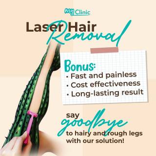 MyClinic- Your Trusted and #1 Choice
No more unwanted hair with laser hair removal treatment! 💫 

Experience the benefits of fast, painless, and cost-effective hair removal. Our advanced laser technology ensures long-lasting results, freeing you from the hassle of constant shaving or waxing 🪒

Embrace smooth, silky skin and book your laser hair removal session at MyClinic today! 

Tiada lagi bulu yang tidak diingini dengan rawatan hair removal laser! 💫

Alami kelebihan penyingkiran bulu yang cepat, tidak menyakitkan dan kos efektif. Teknologi laser canggih kami menjanjikan hasil yang tahan lama, membebaskan anda daripada kerumitan mencukur atau waxing yang berterusan 🪒

Dapatkan kulit licin, selembut sutera – tempah sesi pembuangan rambut laser anda di MyClinic hari ini!

Damansara Utama | Puchong | Cheras
Melawati | Mount Austin, JB | Bangi | Kelantan | Shah Alam | Sutera Utama, JB
⏰ Monday to Sunday 10.00 am - 6.30 pm

#MyClinic #MyClinic #MyClinicTreatment #MyClinicPromo #sale #aesthetickl #aestheticclinic #aesthetic #aestheticmalaysia #skinclinic #skinclinicmalaysia #klinikkulit #klinikkulitmalaysia #doktorkulitmalaysia #skincare #skindisease #medicalaesthetics #skinaesthetic #antiaging #lipfiller #nonsurgical #pigmentation #picolaser #yellowlaser #co2laser #fatfreezing #hairgrowth #slimming #rejuran #profhilo