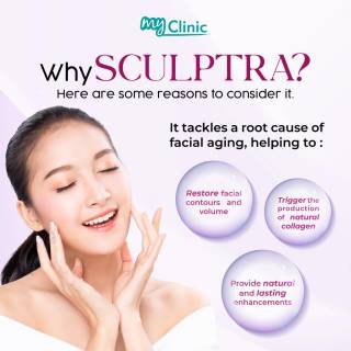 MyClinic- Your Trusted and #1 Choice
Rediscover the feeling of 'you' with Sculptra at MyClinic! 🌟 

This injectable treatment adds volume, reduces wrinkles, and tightens your skin. As you enter the 4-series age, it's natural to notice changes, but with Sculptra, age gracefully without compromising your youthful appearance. 

Schedule a consultation with our doctors today to find out if Sculptra is the perfect fit for you! ✨💉

Kembalikan perasaan muda remaja dengan Sculptra di MyClinic! 🌟

Rawatan suntikan ini mengurangkan kedutan dan menegangkan kulit anda. Apabila anda memasuki umur 40-an, perubahan pada kulit selalunya akan mula memunculkan diri. Tapi, dengan Sculptra anda boleh kekal anggun walaupun dengan usia semaking meningkat. 

Jadualkan konsultasi dengan doktor kami hari ini untuk mengetahui sama ada Sculptra sesuai untuk anda! ✨💉

Damansara Utama | Puchong | Cheras
Melawati | Mount Austin, JB | Bangi | Kelantan | Shah Alam | Sutera Utama, JB
⏰ Monday to Sunday 10.00 am - 6.30 pm

#MyClinic #MyClinicPromo #aestheticclinic #aesthetic #aestheticmalaysia #skinclinic #skinclinicmalaysia #klinikkulit #klinikkulitmalaysia #doktorkulitmalaysia #skincare #skindisease #medicalaesthetics #skinaesthetic #antiaging #lipfiller #pigmentation #picolaser #yellowlaser #co2laser #fatfreezing #slimming #rejuran #profhilo #hydrafacial #potenza #emface #thermage #ultherapy
