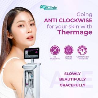 MyClinic- Your Trusted and #1 Choice
Transition to a more youthful version of yourself with Thermage at MyClinic! ⏳ 

Rediscover the magic of lifting, tightening, collagen regeneration, and smooth skin – the ultimate anti-ageing effects. Slow down the ageing process and enjoy a prolonged youthful appearance. 

Thermage offers a comfortable, needle-free treatment, ensuring a worry-free experience. Trust MyClinic for authenticity, using genuine equipment coupled with our skilled doctors. 

Book your appointment today and embrace the journey to timeless beauty! 💖🌟

Putar balik masa kepada diri anda yang lebih muda dengan Thermage di MyClinic! ⏳

Kenali satu rawatan yang menegangkan, menjana semula kolagen dan menghasilkan kulit licin untuk efek anti-penuaan menyeluruh. Lambatkan proses penuaan dan nikmati penampilan muda dalam tempoh lebih lama.

Thermage menawarkan rawatan yang selesa, tanpa menggunakan jarum; jadi jangan risau lagi! Percayai MyClinic untuk hasil efektif, menggunakan peralatan tulen ditambah dengan skil doktor berpengalaman kami.

Tempah temu janji anda hari ini untuk kulit muda remaja! 💖🌟

Damansara Utama | Puchong | Cheras
Melawati | Mount Austin, JB | Bangi | Kelantan | Shah Alam | Sutera Utama, JB
⏰ Monday to Sunday 10.00 am - 6.30 pm

#MyClinic #MyClinicPromo #aestheticclinic #aesthetic #aestheticmalaysia #skinclinic #skinclinicmalaysia #klinikkulit #klinikkulitmalaysia #doktorkulitmalaysia #skincare #skindisease #medicalaesthetics #skinaesthetic #antiaging #lipfiller #pigmentation #picolaser #yellowlaser #co2laser #fatfreezing #slimming #rejuran #profhilo #hydrafacial #potenza #emface #thermage #ultherapy
