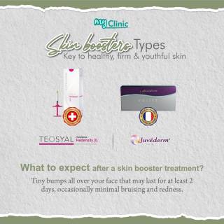 MyClinic- Your Trusted and #1 Choice
Don't let side effects scare you off 😱

Skin boosters at MyClinic are a safe and effective way to achieve the firm, youthful skin you've been dreaming of! Our expert doctors can help you choose the perfect skin booster for your needs 😉 

Book your appointment today and get ready to shine ✨ 

Jangan biarkan kesan sampingan menakutkan anda 😱

Skin booster di MyClinic ialah cara yang selamat dan berkesan untuk mencapai kulit yang tegang dan muda impian anda! Doktor kami sedia membantu untuk memilih skin booster yang tepat untuk keperluan anda 😉

Tempah konsultasi anda hari ini dan bersedia untuk glow ✨

Damansara Utama | Puchong | Cheras
Melawati | Mount Austin, JB | Bangi | Kelantan | Shah Alam | Sutera Utama, JB
⏰ Monday to Sunday 10.00 am - 6.30 pm

#MyClinic #MyClinicTreatment #Juvederm #Teosyal