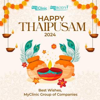 MyClinic- Your Trusted and #1 Choice
Happy Thaipusam from the MyClinic team! 🌟 

Happy holidays to all, stay safe and bask in the glory of the festive season. While the calendar marks a holiday, we're open and ready to serve you! 

Visit any of our branches and treat yourself to a pampering session. Because at MyClinic, every day is a day to shine! 💖 

Selamat Hari Thaipusam dari MyClinic! 🌟

Selamat bercuti kepada semua & pastikan anda kekal selamat di musim perayaan ini. Walaupun pada cuti umum, klinik kami tetap buka dan bersedia untuk merawat anda!

Kunjungi mana-mana cawangan kami untuk sesi memanjakan diri. Di MyClinic, setiap hari adalah hari untuk istimewa! 💖

Damansara Utama | Puchong | Cheras
Melawati | Mount Austin, JB | Bangi | Kelantan | Shah Alam | Sutera Utama, JB
⏰ Monday to Sunday 10.00 am - 6.30 pm

#MyClinic #MyClinicPromo #aestheticclinic #aesthetic #aestheticmalaysia #skinclinic #skinclinicmalaysia #klinikkulit #klinikkulitmalaysia #doktorkulitmalaysia #skincare #skindisease #medicalaesthetics #skinaesthetic #antiaging #lipfiller #pigmentation #picolaser #yellowlaser #co2laser #fatfreezing #slimming #rejuran #profhilo #hydrafacial #potenza #emface #thermage #ultherapy