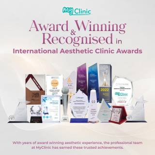 MyClinic- Your Trusted and #1 Choice
Experience gains trust & MyClinic has earned it over a decade of excellence! 🏆 

We are a proud winner of multiple international aesthetic clinic awards – trusted and recognized by prestigious bodies. 

Now, it's your turn to experience the award-winning treatments and service – drop by any MyClinic branch and let us earn your trust with our exceptional care. Your presence is our greatest honour! 💙 

Pengalaman membina kepercayaan & MyClinic berjaya dapatkannya dengan memberikan servis terbaik selama lebih sedekad! 🏆 

Kami bangga dengan pelbagai anugerah antarabangsa dalam bidang klinik estetik yang dimenangi – MyClinic dipercayai dan diiktiraf oleh badan-badan ternama.

Sekarang, giliran anda merasai rawatan dan perkhidmatan terbaik kami – singgah mana-mana cawangan MyClinic dan berikan kepercayaan anda kepada kami. Kehadiran anda adalah anugerah terbesar kami! 💙 

Damansara Utama | Puchong | Cheras
Melawati | Mount Austin, JB | Bangi | Kelantan | Shah Alam | Sutera Utama, JB
⏰ Monday to Sunday 10.00 am - 6.30 pm

#MyClinic #MyClinicPromo #aestheticclinic #aesthetic #aestheticmalaysia #skinclinic #skinclinicmalaysia #klinikkulit #klinikkulitmalaysia #doktorkulitmalaysia #skincare #skindisease #medicalaesthetics #skinaesthetic #antiaging #lipfiller #pigmentation #picolaser #yellowlaser #co2laser #fatfreezing #slimming #rejuran #profhilo #hydrafacial #potenza #emface #thermage #ultherapy